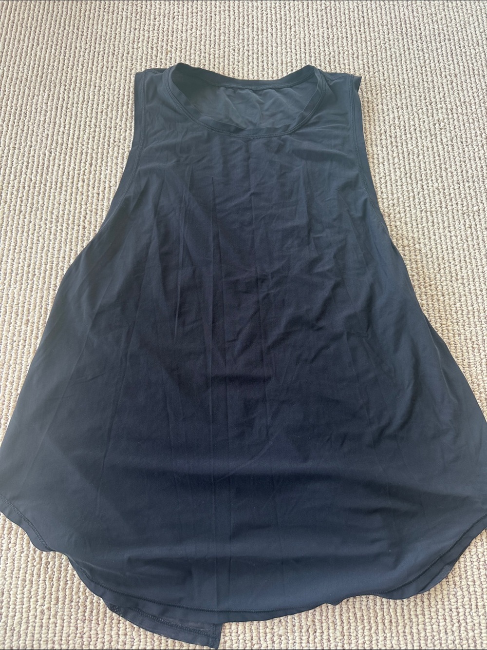 lululemon athletica Black Relaxed Muscle Tank